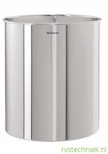 Brabantia Prullenbak 7 ltr brilliant steel