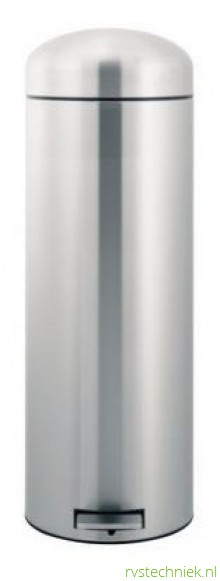 Brabantia Retro Bin 20 ltr, matt steel