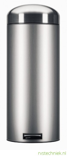 Brabantia Retro Bin 30 liter matt steel