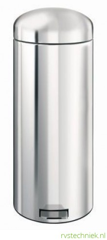 Brabantia Retro bin 30 ltr brilliant steel