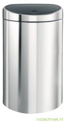 Brabantia Touch Bin Twin Bin brilliant steel