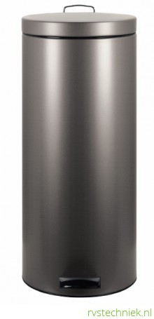 Brabantia Pedaalemmer 30 liter, platinum