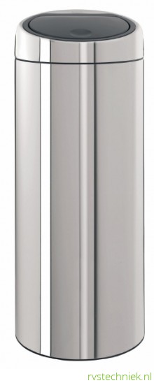 Brabantia Touch Bin 30 liter brilliant steel
