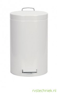 Brabantia Pedaalemmer 12 liter, trendwit