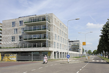 De staalconstructie van Zorgcomplex Den Briel te Papendrecht verzorgt door RVS/TechniekSneek